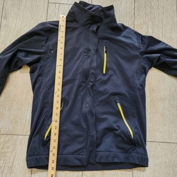 Columbia Women's interchange Match Play Parka jacket Black With Yellow Zips. - Picture 12 of 13